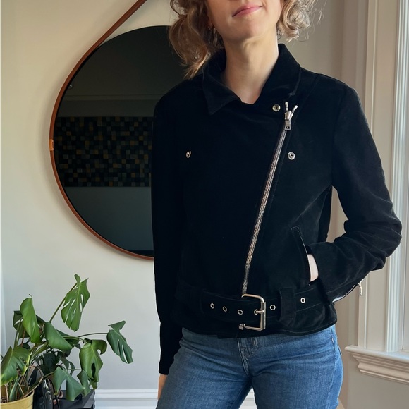 Reformation suede biker jacket - Picture 1 of 13
